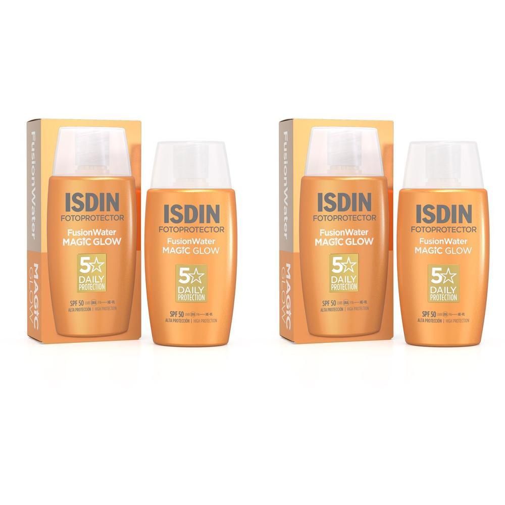 Isdin Fotoprotector Fusion Water Magic glow LSF 50 2x 2x50 ml Creme