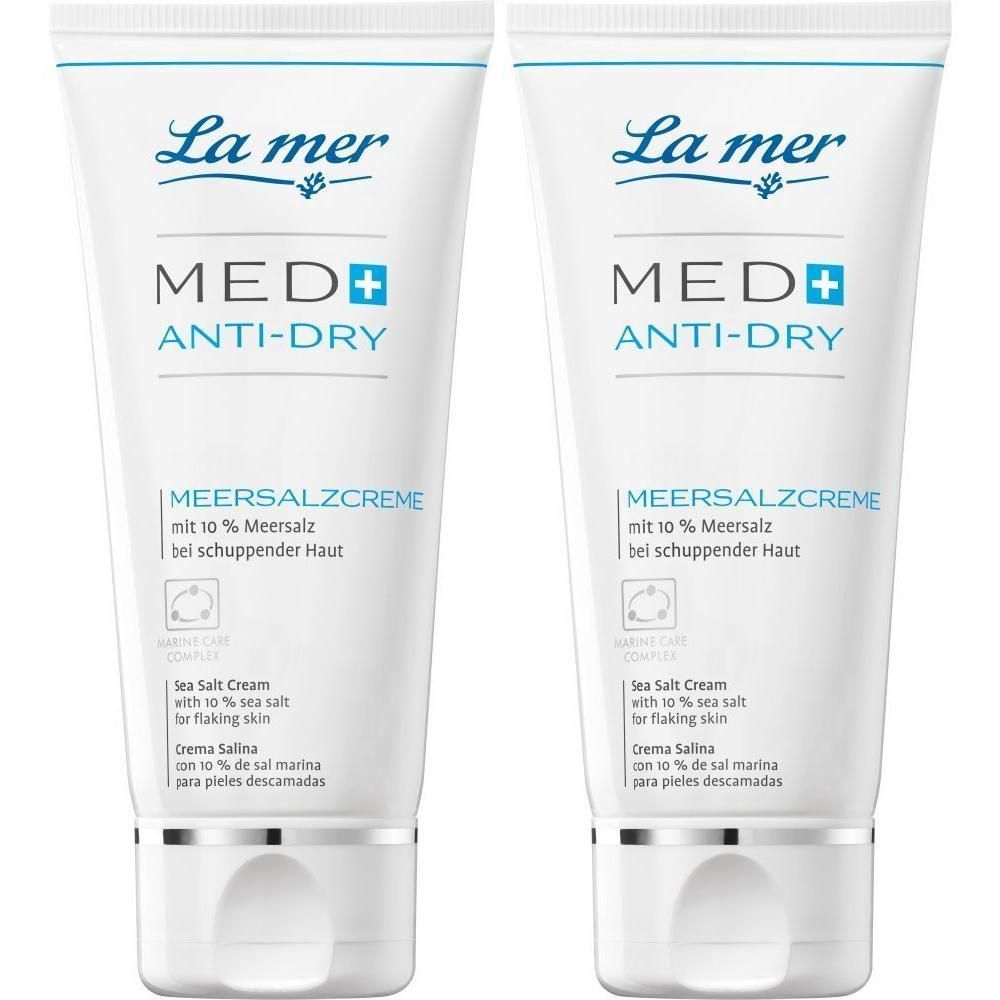 LA MER Med+ Anti-Dry Meersalzcreme o.Parfum 2x 2x50 ml Creme
