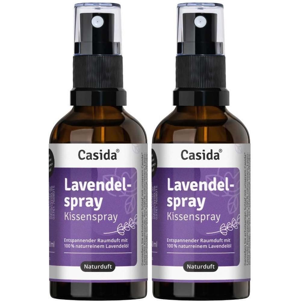 Lavendelspray Kissenspray mit Lavendelöl 2x 2x50 ml Spray