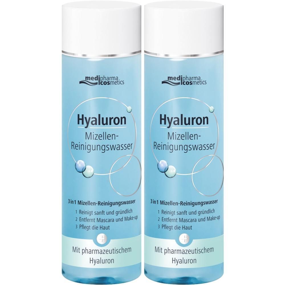 Hyaluron Mizellen Reinigungswasser 2x 2x200 ml Gesichtswasser