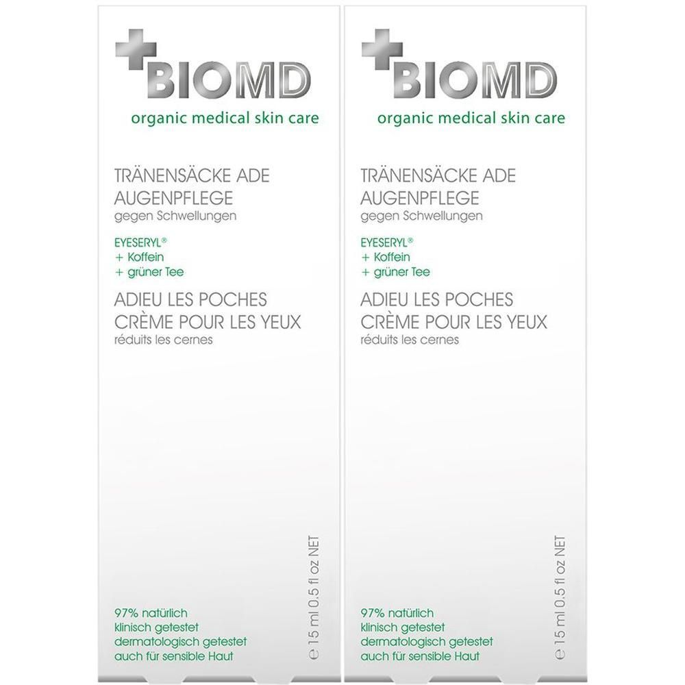 BioMD Tränensäcke ade Creme 2x 2x15 ml