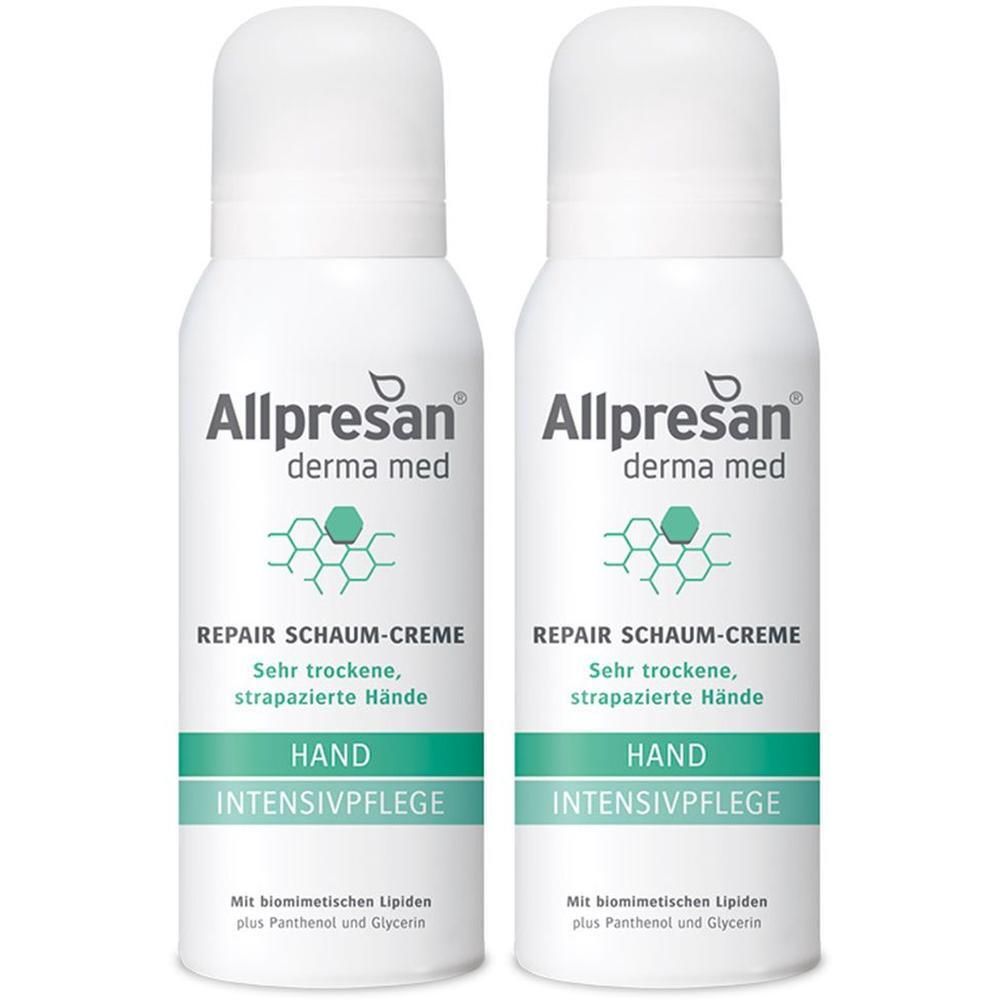 Allpresan derma med Hand Intensivpflege Schaum-Cr. 2x 2x100 ml Schaum