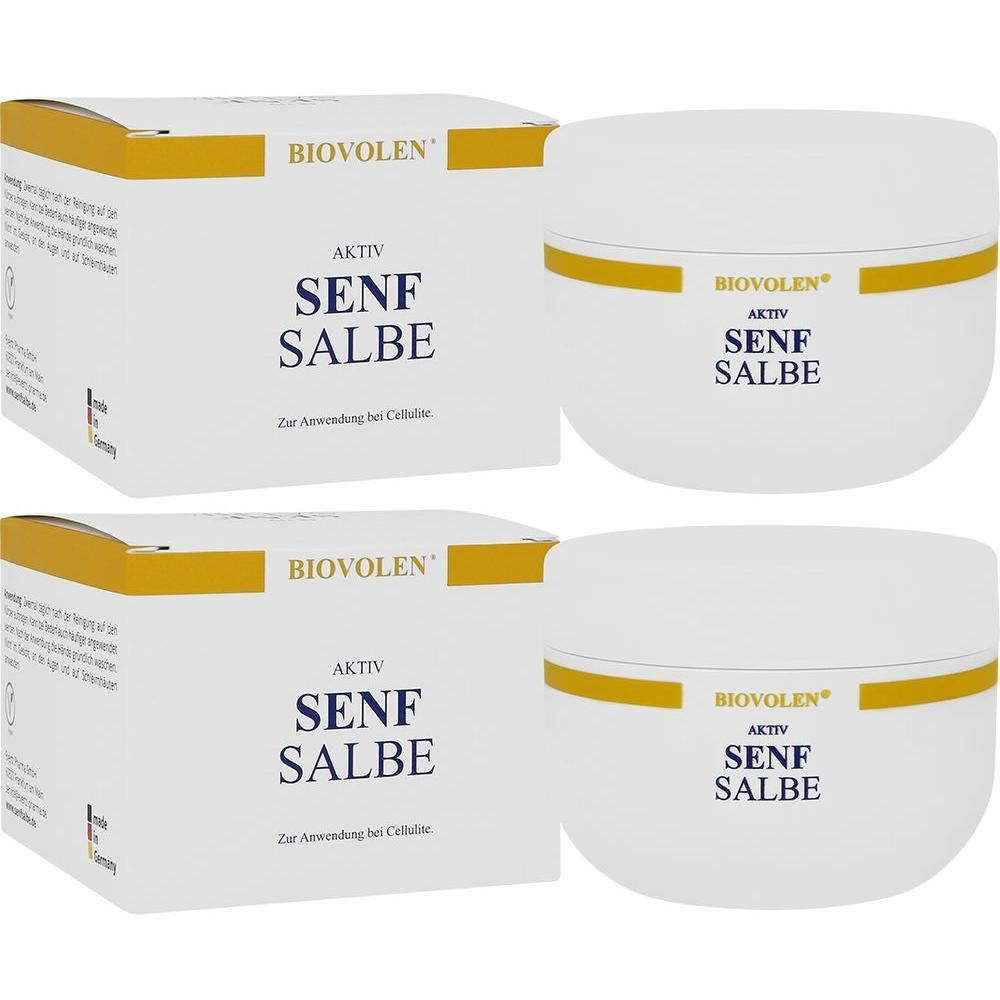 Biovolen Aktiv Senfsalbe 2x 2x200 ml Creme