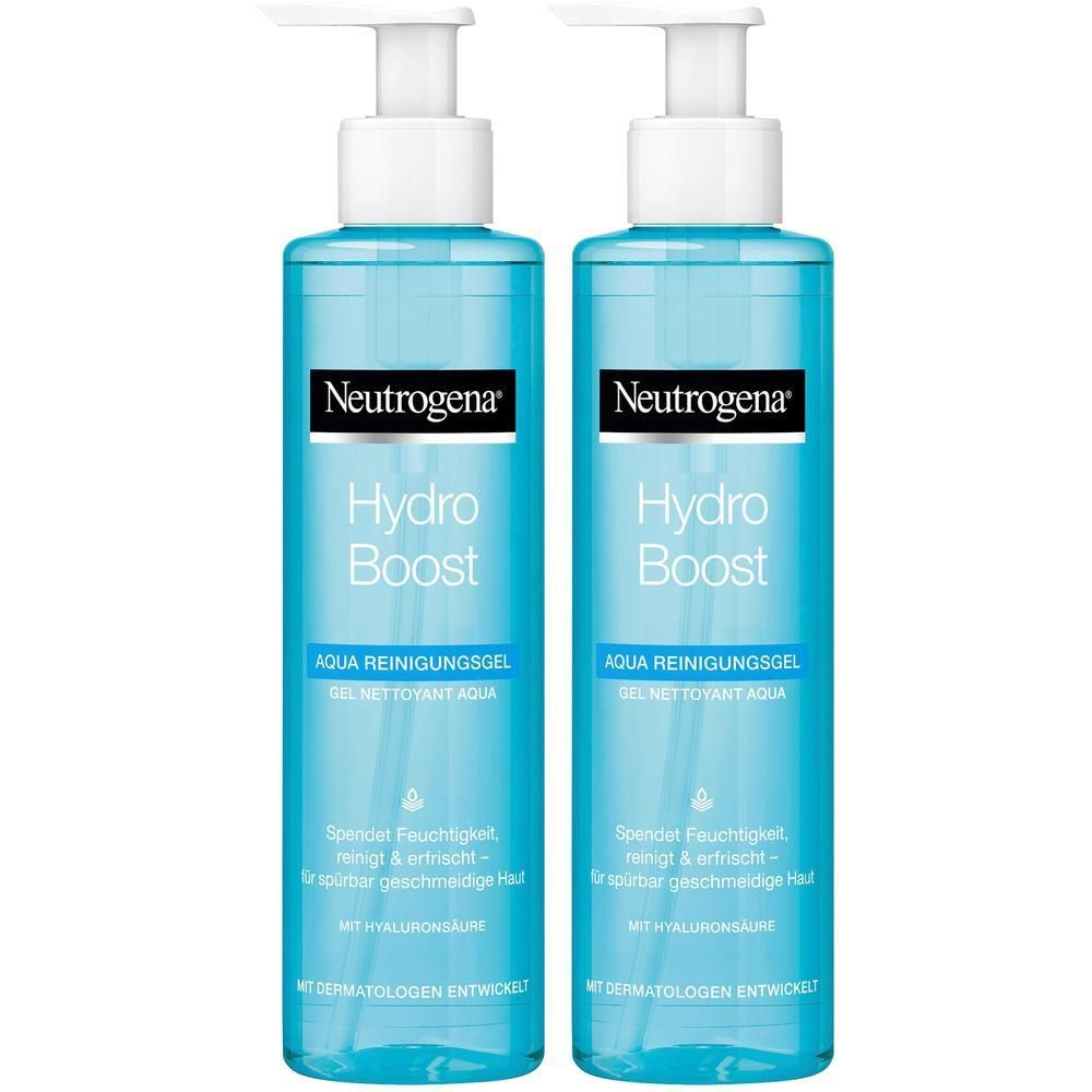 Neutrogena Hydro Boost Aqua Reinigungsgel 2x 2x200 ml Gel