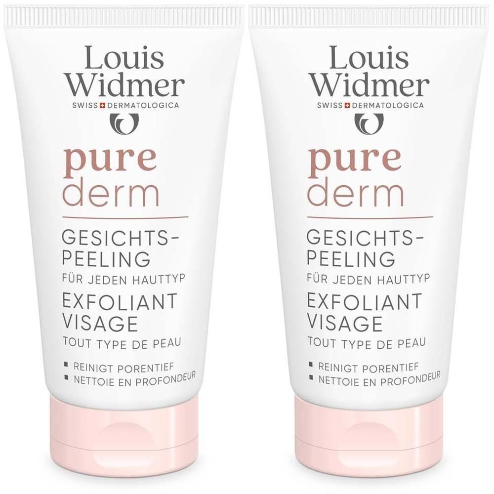 Widmer purederm Gesichtspeeling o.P. 2x 2x50 ml