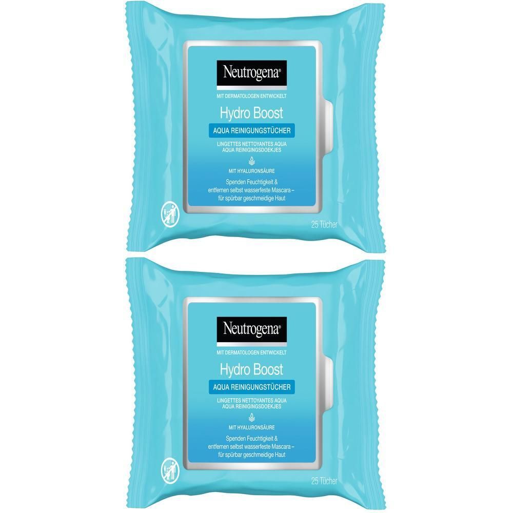 Neutrogena Hydro Boost Aqua Reinigungstücher 2x 2x25 St Tücher