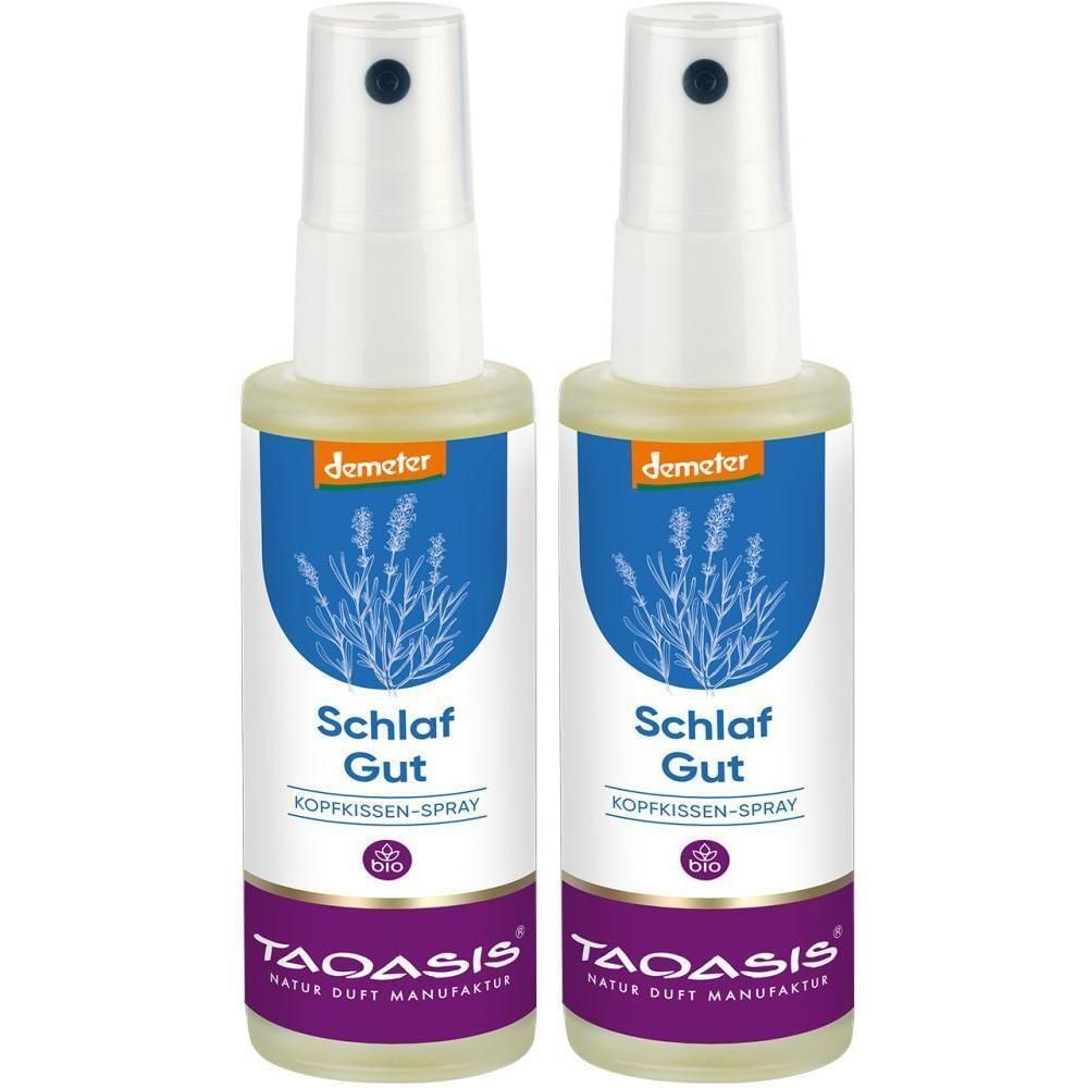 Kopfkissenspray Schlaf gut demeter 2x 2x30 ml Spray