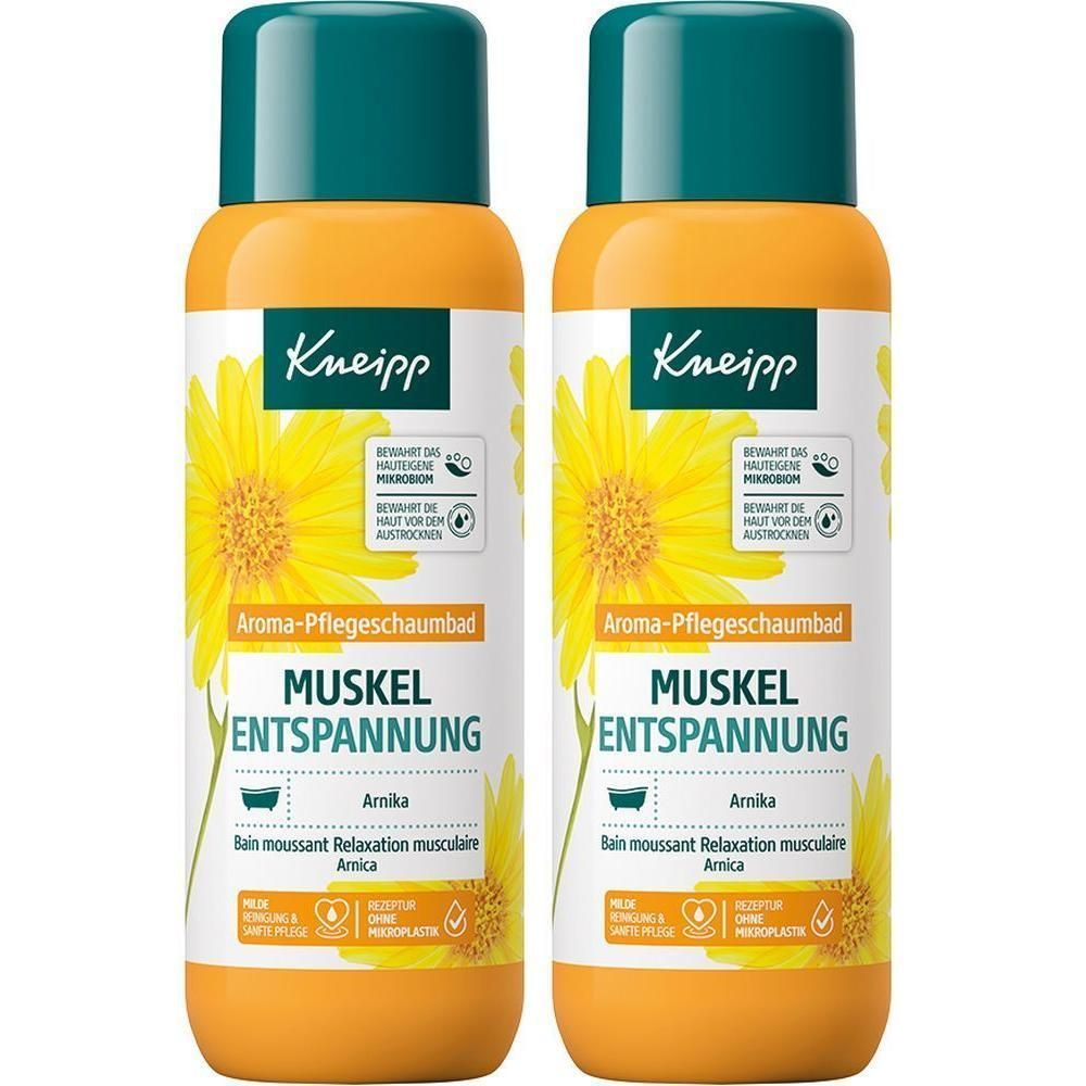 Kneipp Aroma-Pflegeschaumbad Muskel Entspannung 2x 2x400 ml Bad