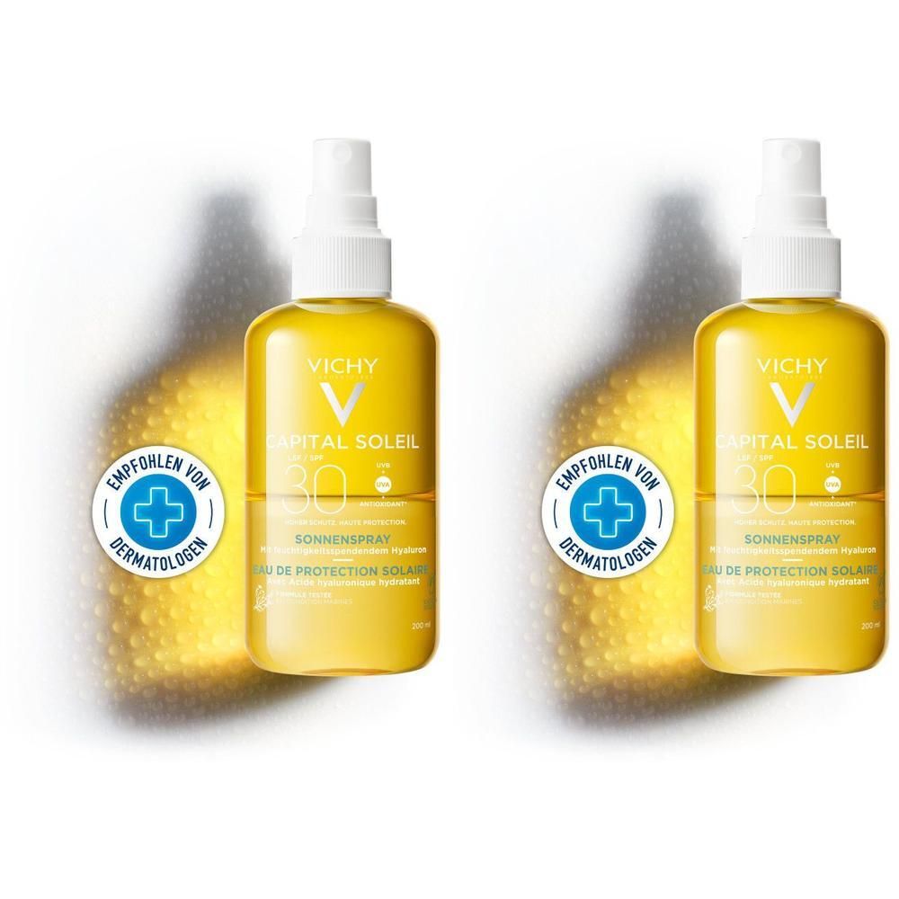 Vichy Ideal Soleil Sonnenspray+Hyaluron LSF 30 2x 2x200 ml Spray
