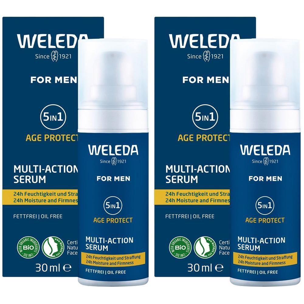Weleda For Men 5in1 Multi-Action Serum 2x 2x30 ml Gel