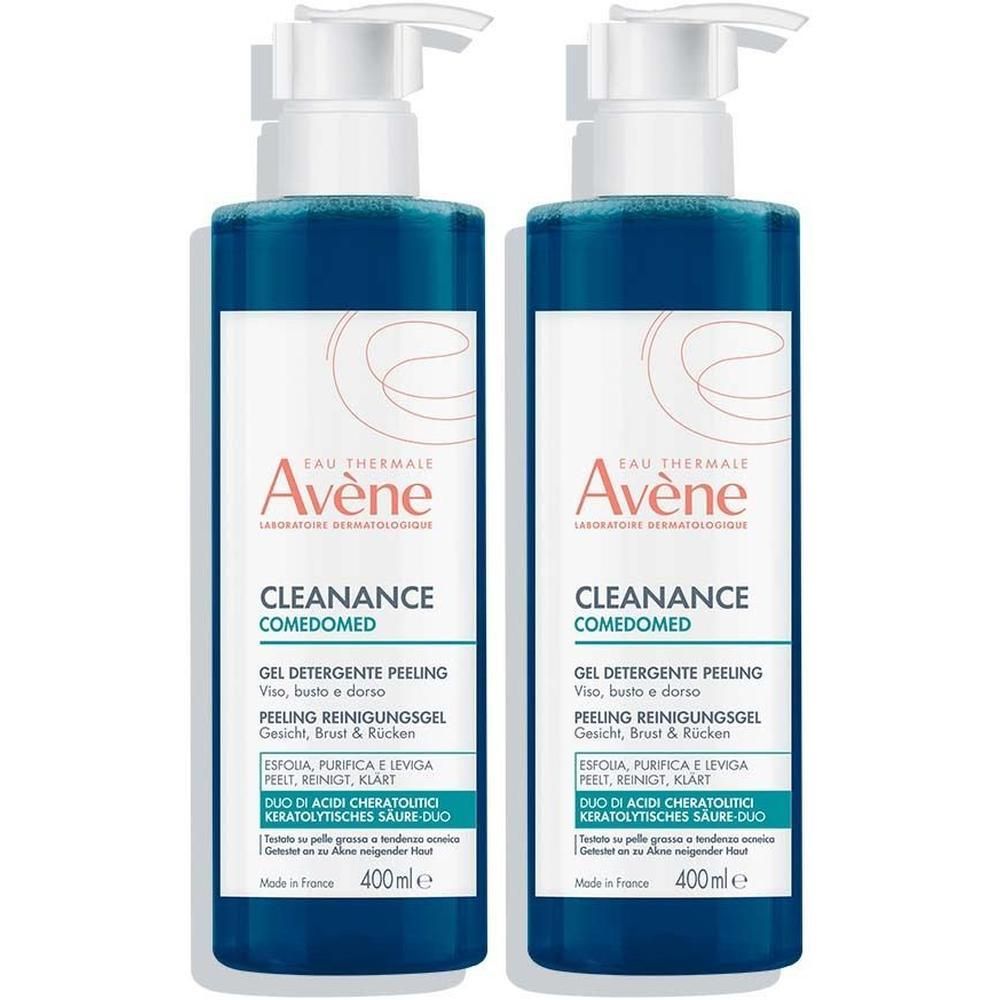 Avene Cleanance Comedomed Peeling Reinigungsgel 2x 2x400 ml Gel
