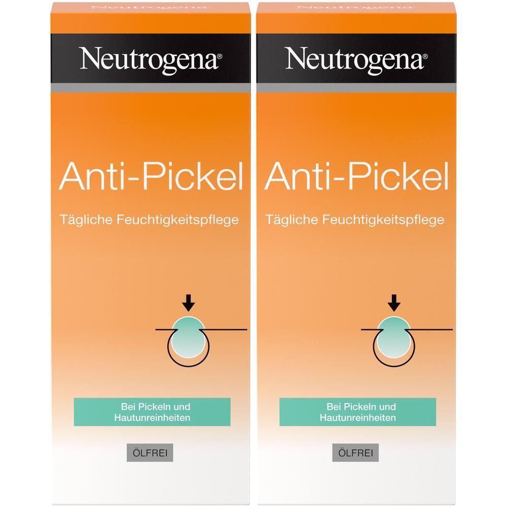 Neutrogena Anti-Pickel tägl.Feuchtigkeitspflege 2x 2x50 ml Körperpflege