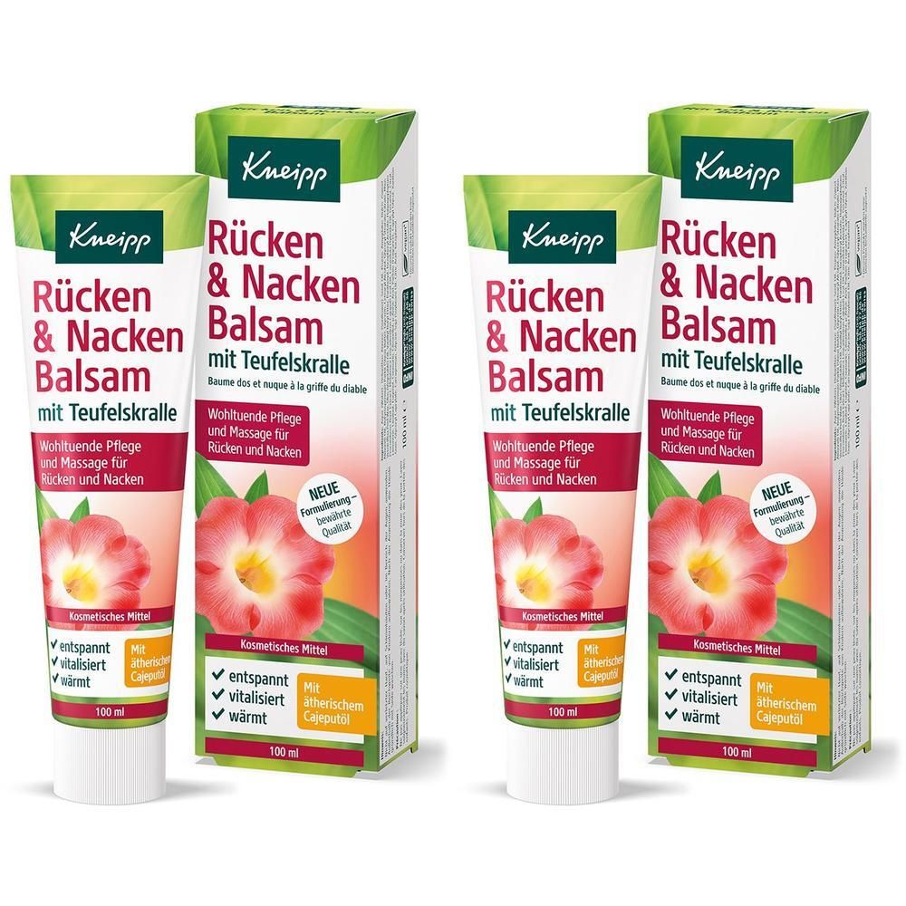 Kneipp Rücken & Nacken Balsam 2x 2x100 ml