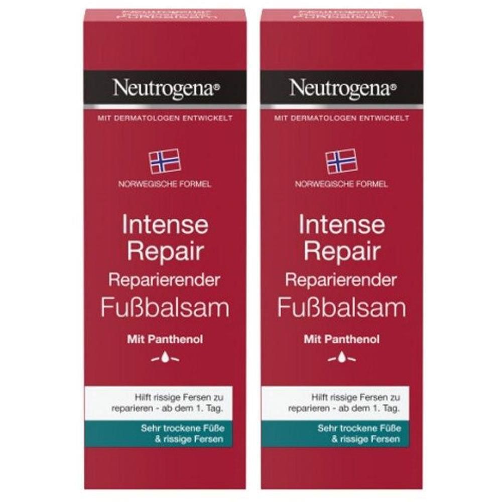 Neutrogena Intense Repair Cica Fußbalsam 2x 2x50 ml Creme