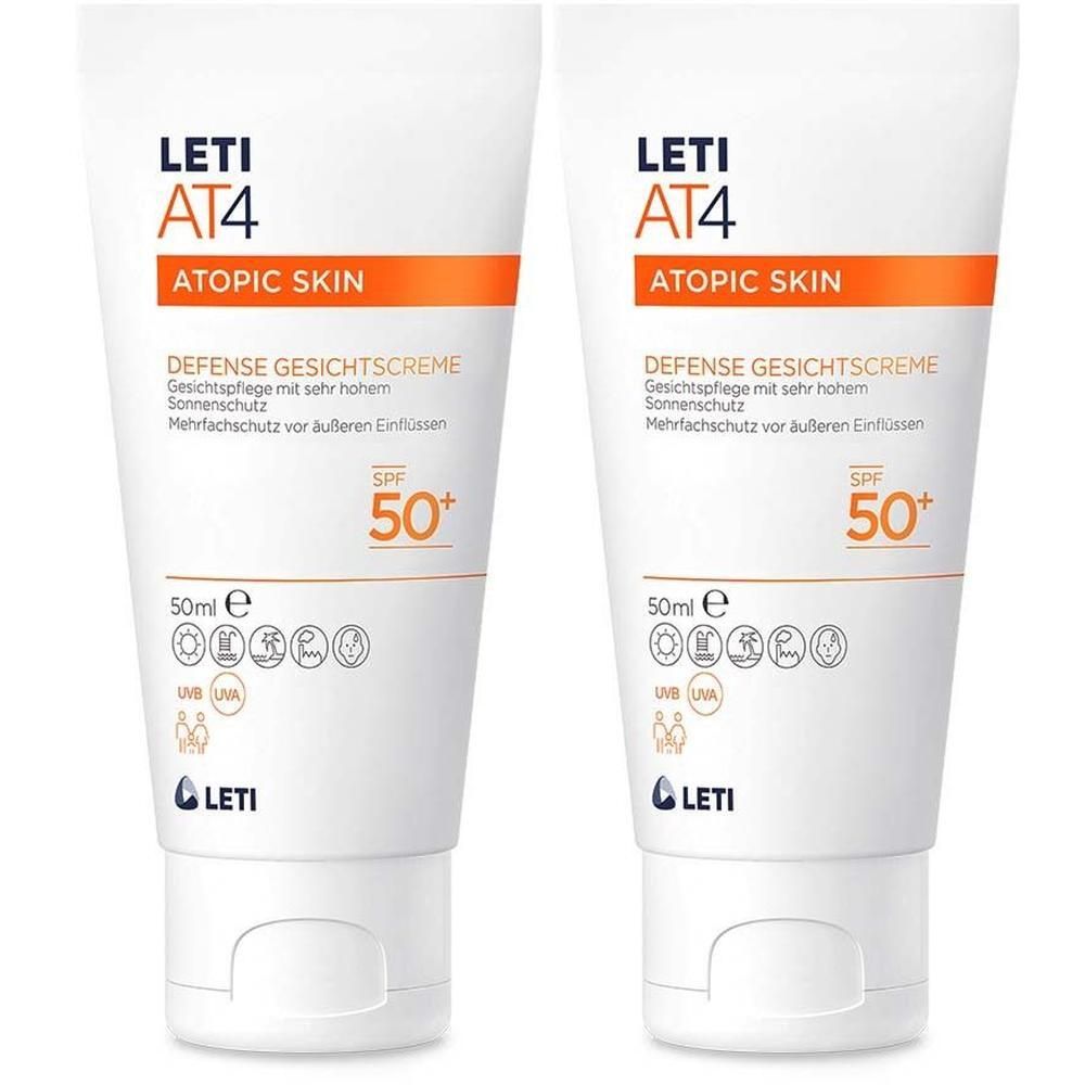 Leti AT4 Defense Gesichtscreme SPF 50+ 2x 2x50 ml Creme