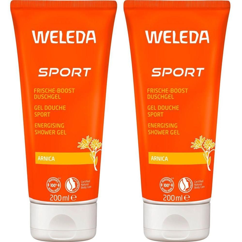 Weleda Sport Shower Gel Arnika 2x 2x200 ml Duschgel