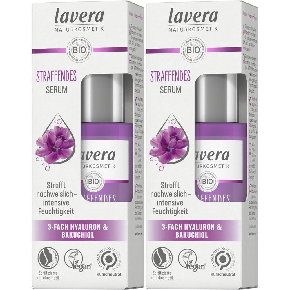Lavera straffendes Serum dt 2x 2x30 ml Creme