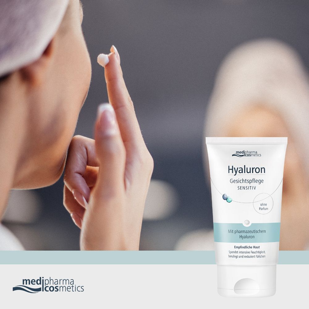 medipharma cosmetics Hyaluron Gesichtspflege Sensitive
