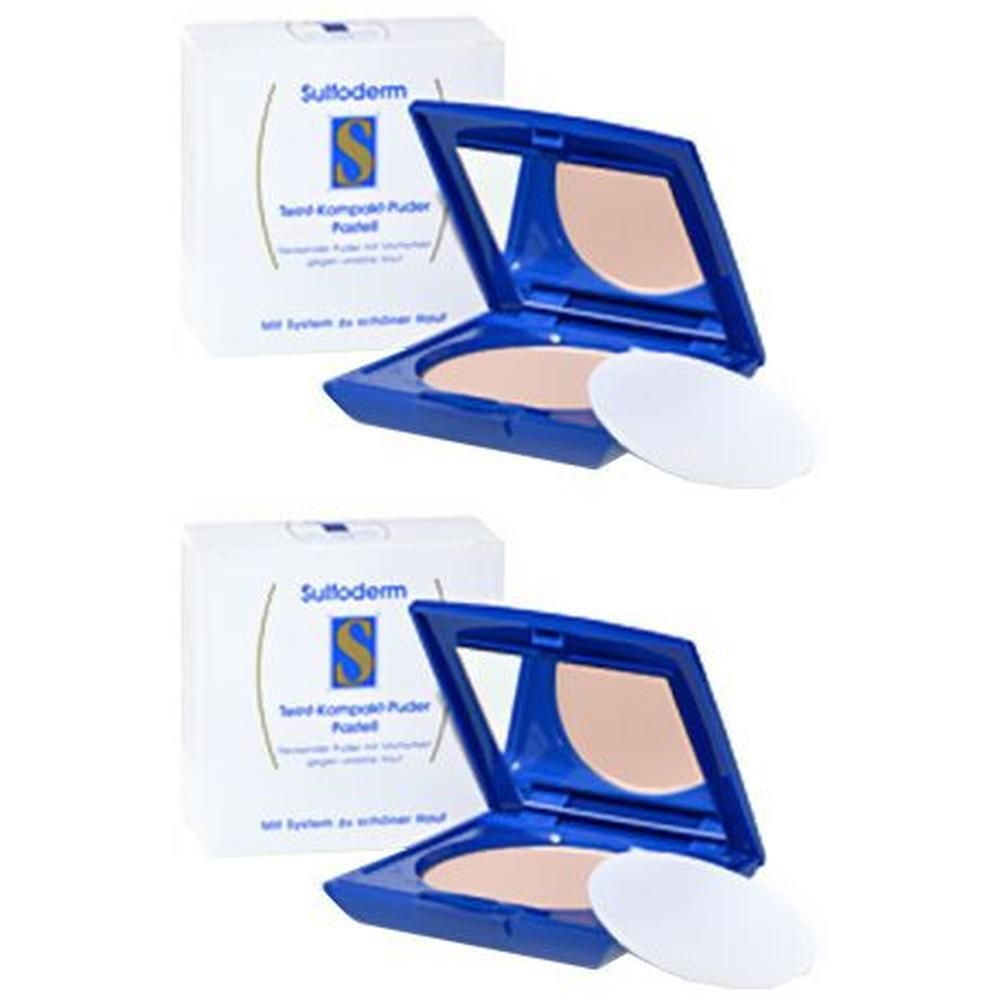 Sulfoderm S Teint Kompakt Puder pastell 2x 2x10 g
