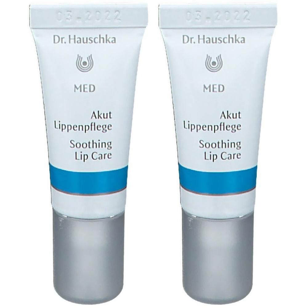 Dr.hauschka MED Akut Lippenpflege Creme 2x 2x5 ml Lippenschutz