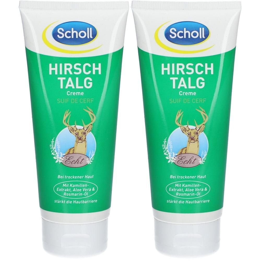 Scholl Hirschtalg Creme 2x 2x100 ml