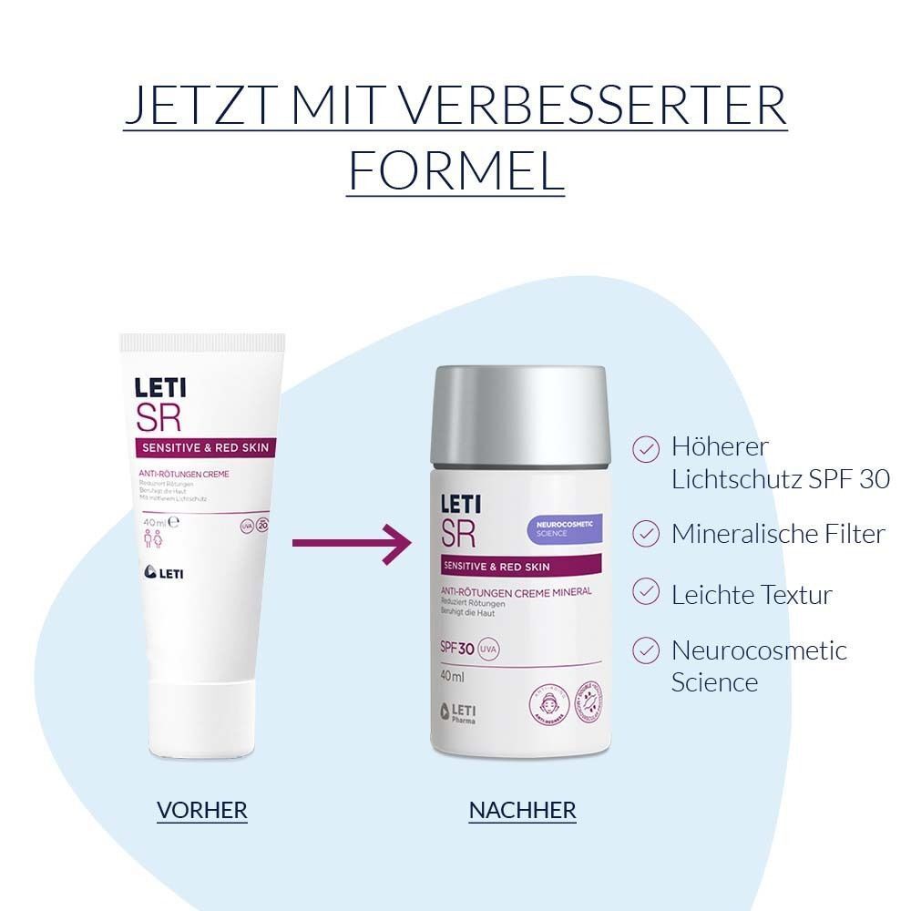LETI SR Anti-Rötungen Creme Mineral SPF 30
