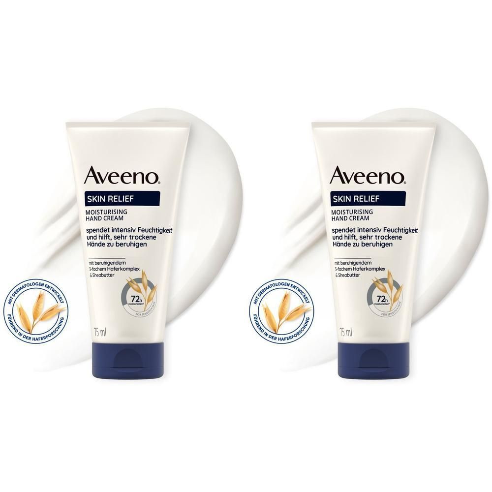 Aveeno Skin Relief Handcreme 2x 2x75 ml Creme