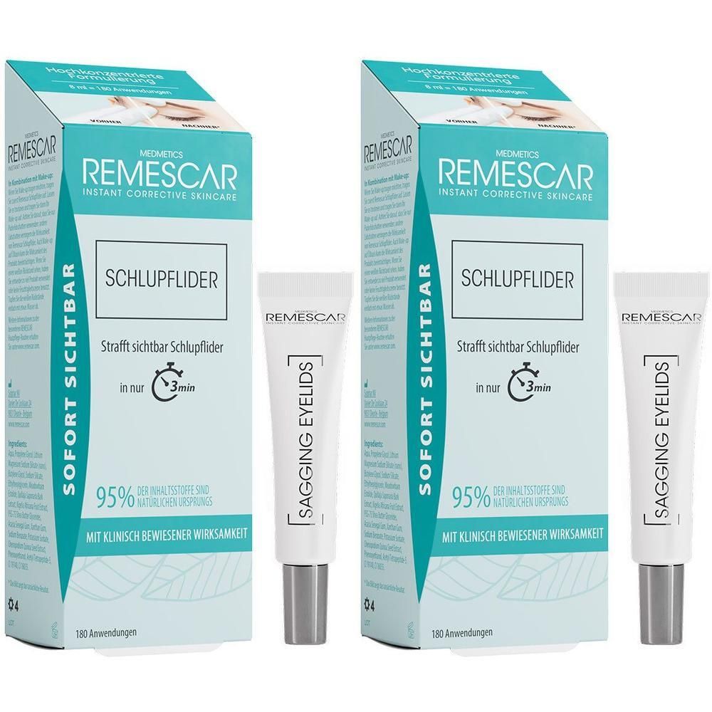 Remescar Schlupflider Augencreme 2x 2x8 ml