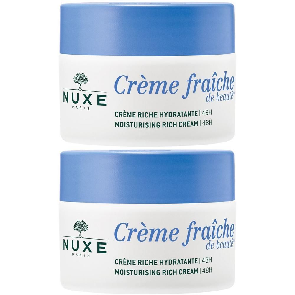 Nuxe Creme Fraiche reichhaltige Feuchtigkeitscreme 2x 2x50 ml