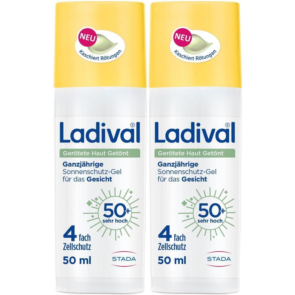 Ladival Gerötete Haut Sonnensch.Gel getönt LSF 50+ 2x 2x50 ml Gel