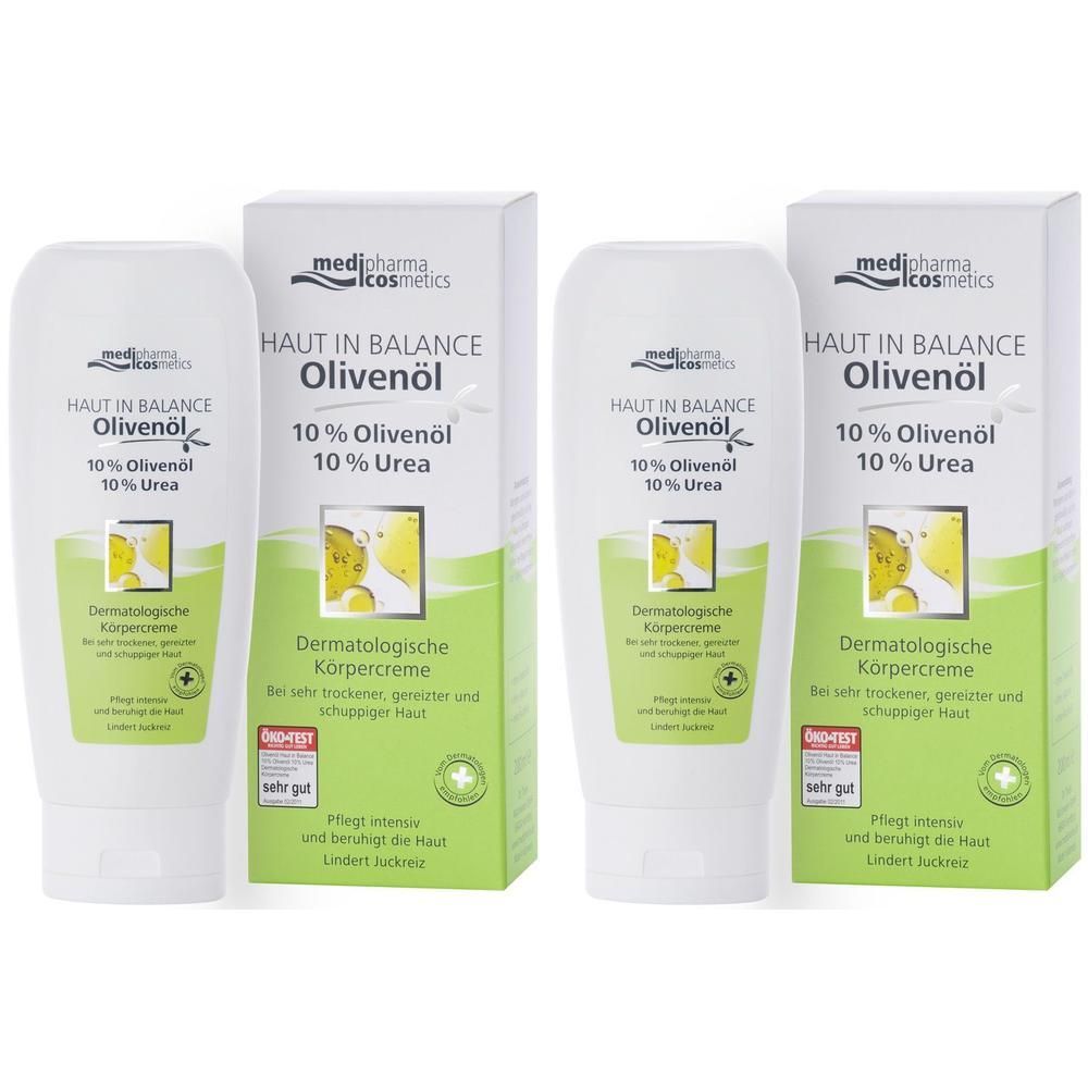 Haut IN Balance Olivenöl Körpercreme 10% 2x 2x200 ml Creme