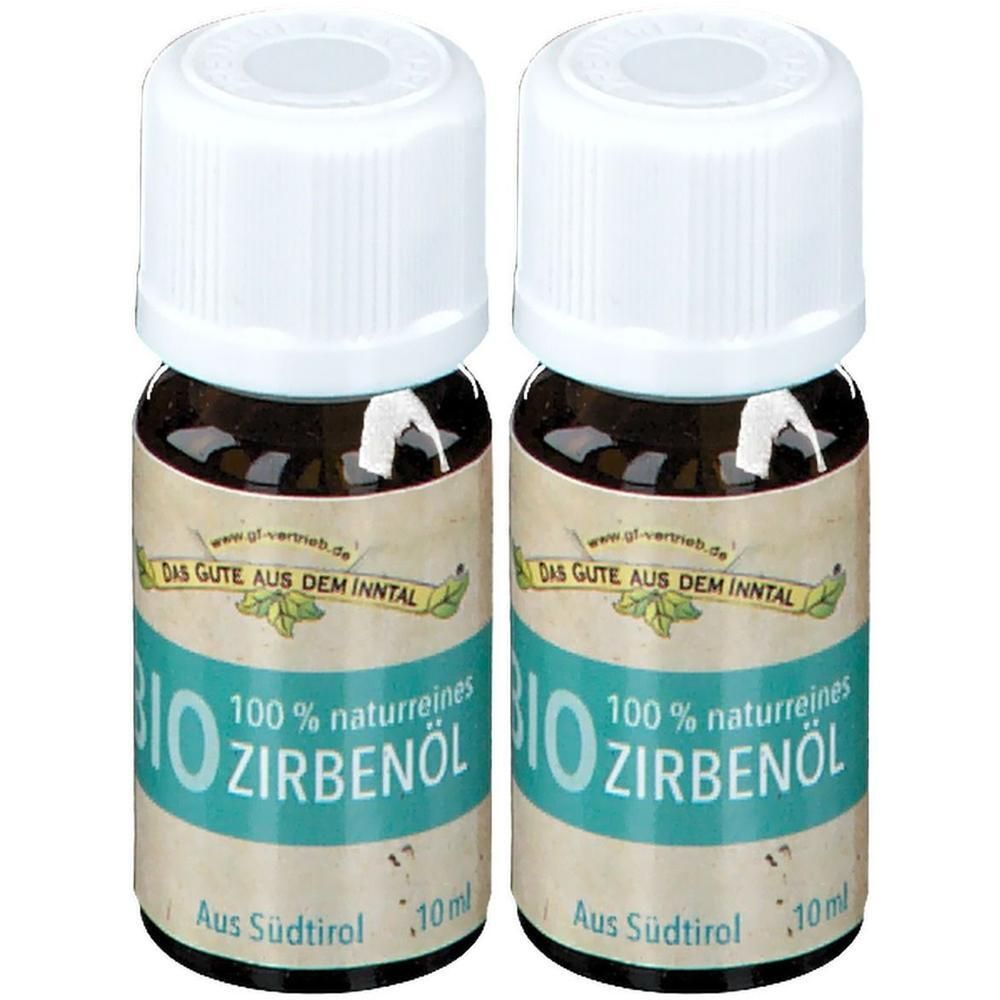 Zirbenöl 100% naturrein 2x 2x10 ml Öl