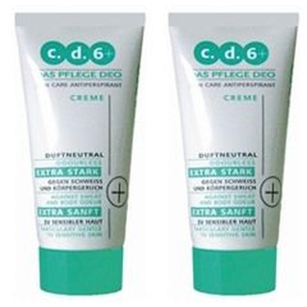 CD6+Pflegedeo Creme 2x 2x50 ml