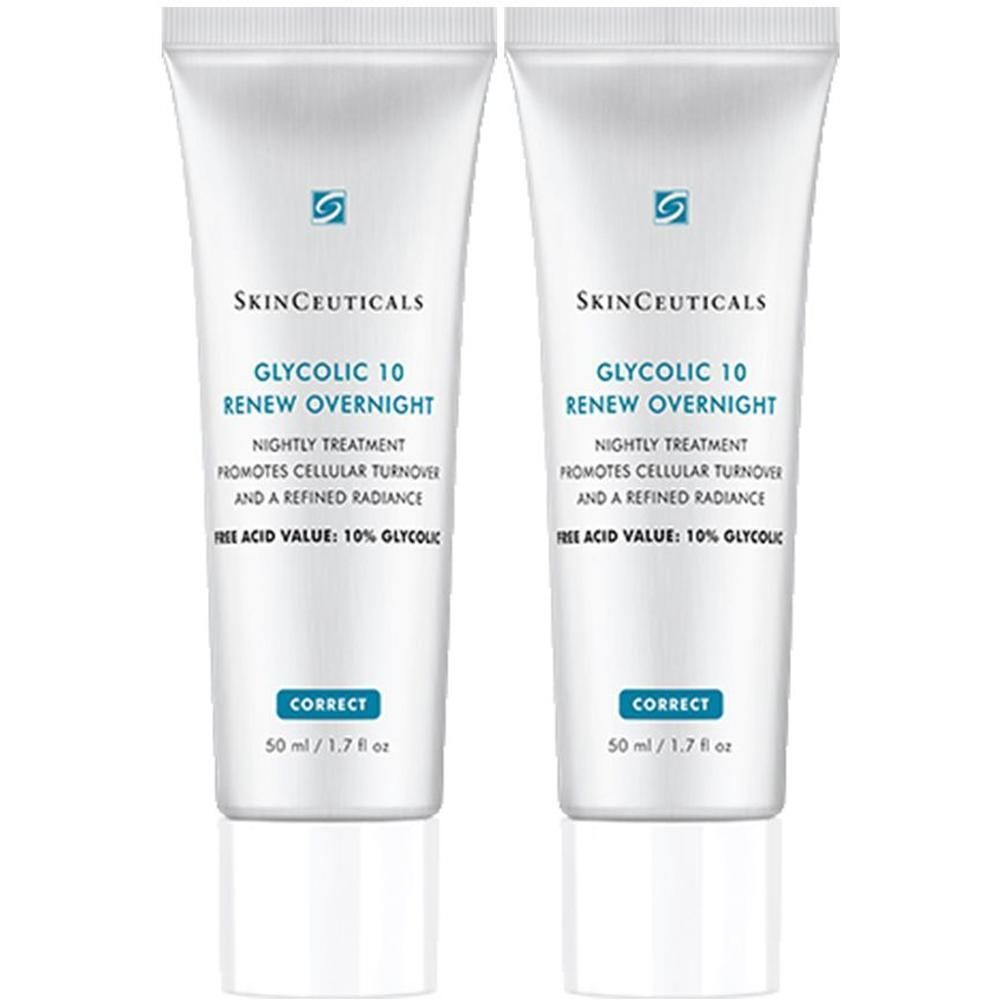 Skinceuticals Glycolic 10 Renew Overnight Creme 2x 2x50 ml
