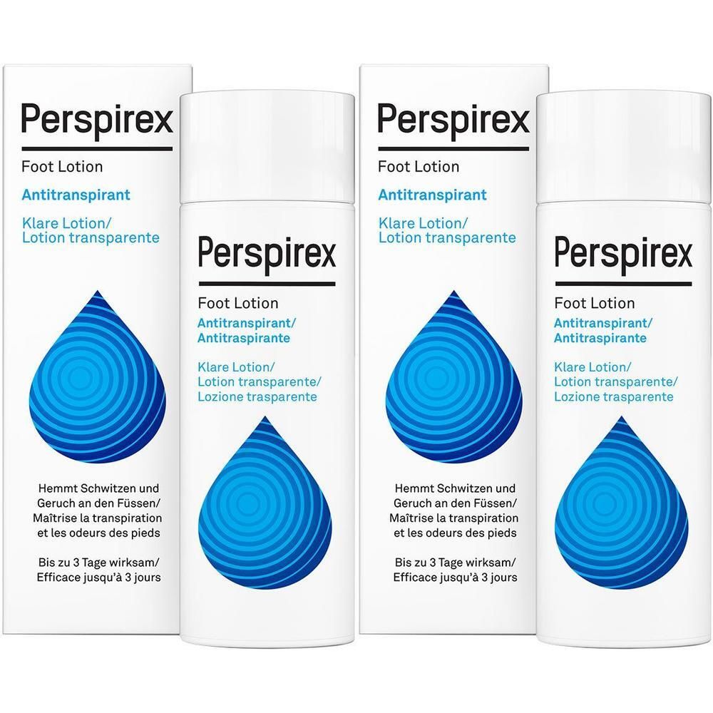 Perspirex Foot Lotion Antitranspirant 2x 2x100 ml