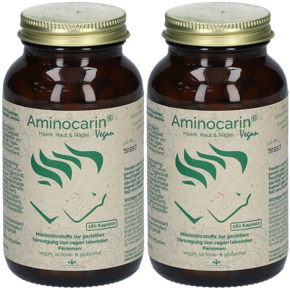 Aminocarin Vegan Kapseln 2x 2x180 St