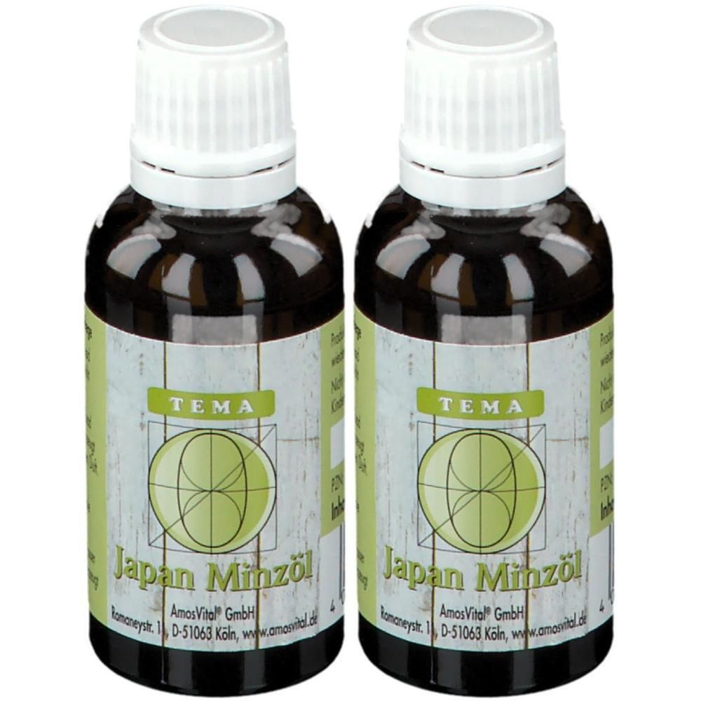 Japan Minzöl Tema 2x 2x30 ml Ätherisches Öl