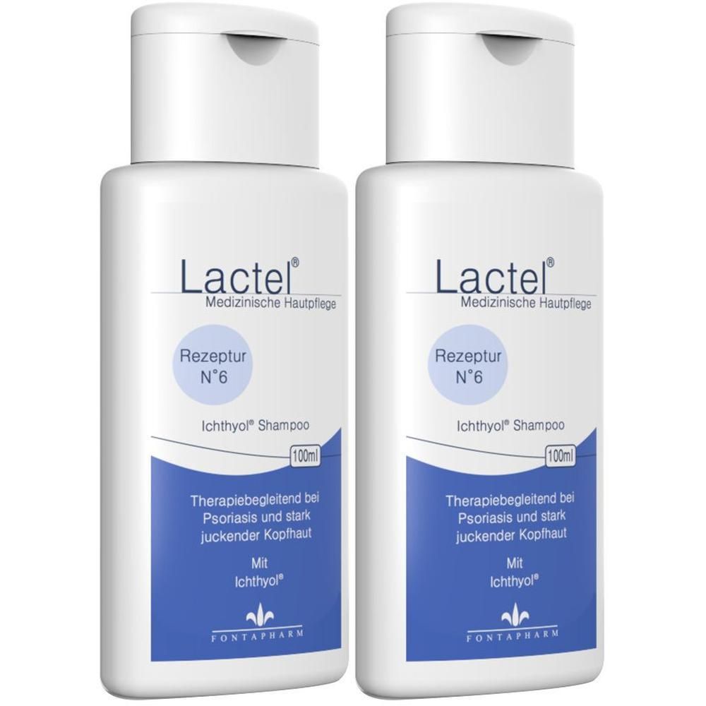 Lactel Nr.6 Ichthyolshampoo 2x 2x100 ml Shampoo