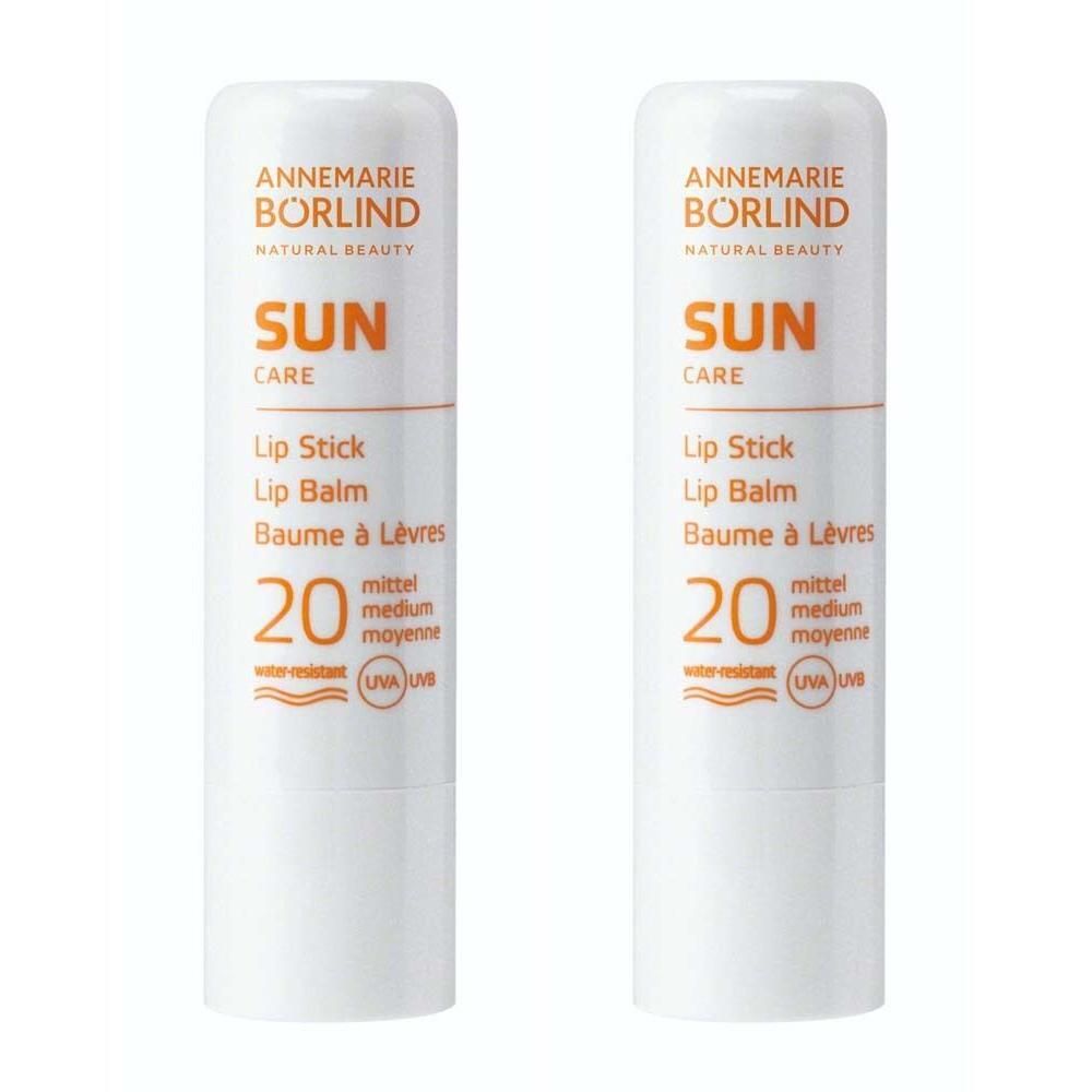 Börlind SUN Lipstick LSF 20 2x 2x4,8 g Stifte
