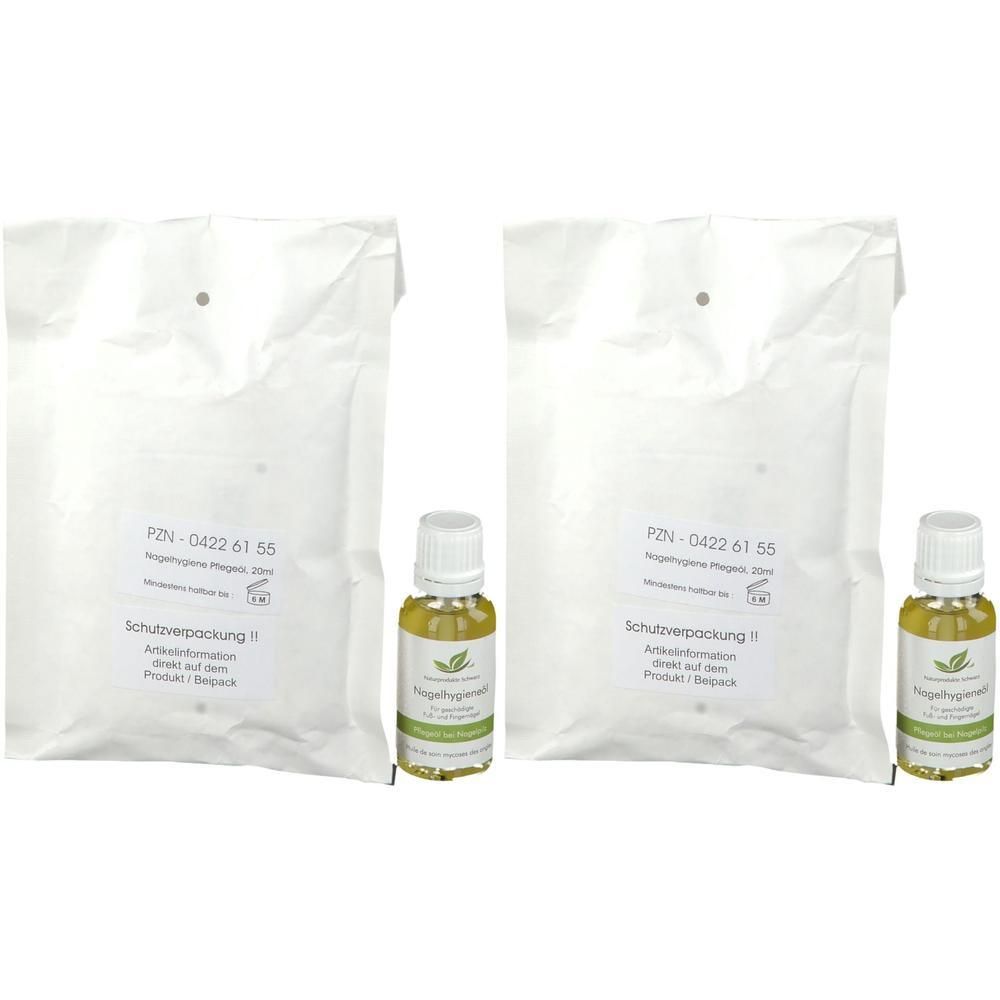 Fusspflege Nagelhygiene Pflegeöl 2x 2x20 ml Öl