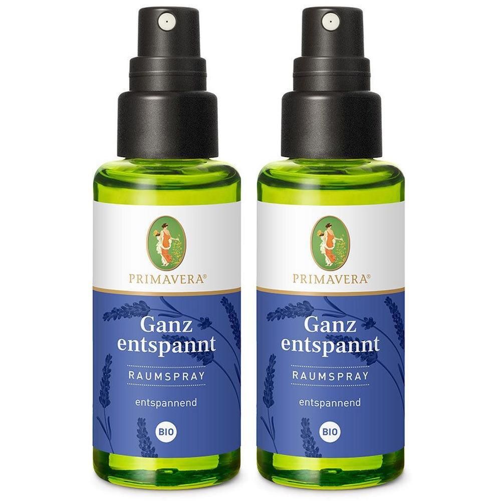 Ganz entspannt Raumspray Bio 2x 2x50 ml Ätherisches Öl