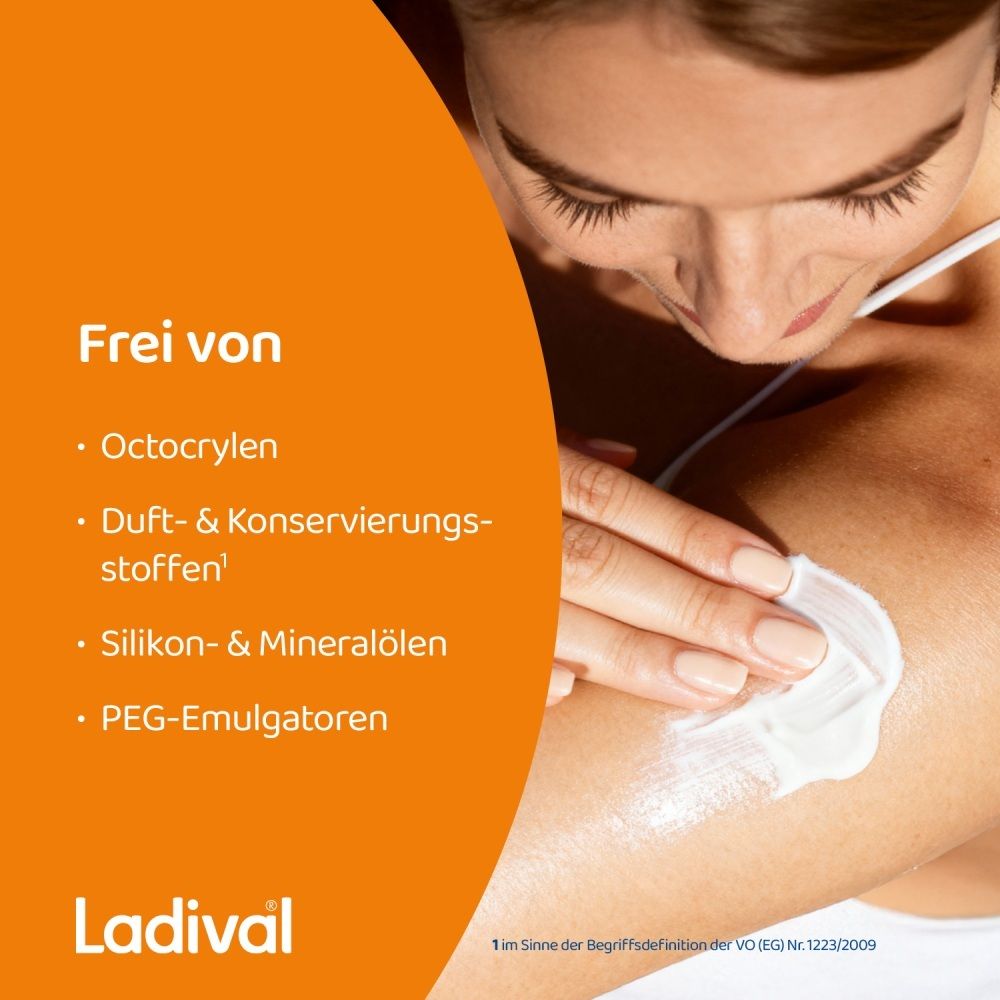 LADOWAL Sonnenschutz-Spray: 150ml Flasche mit Pumpspender, LSF 50, für empfindliche Haut.