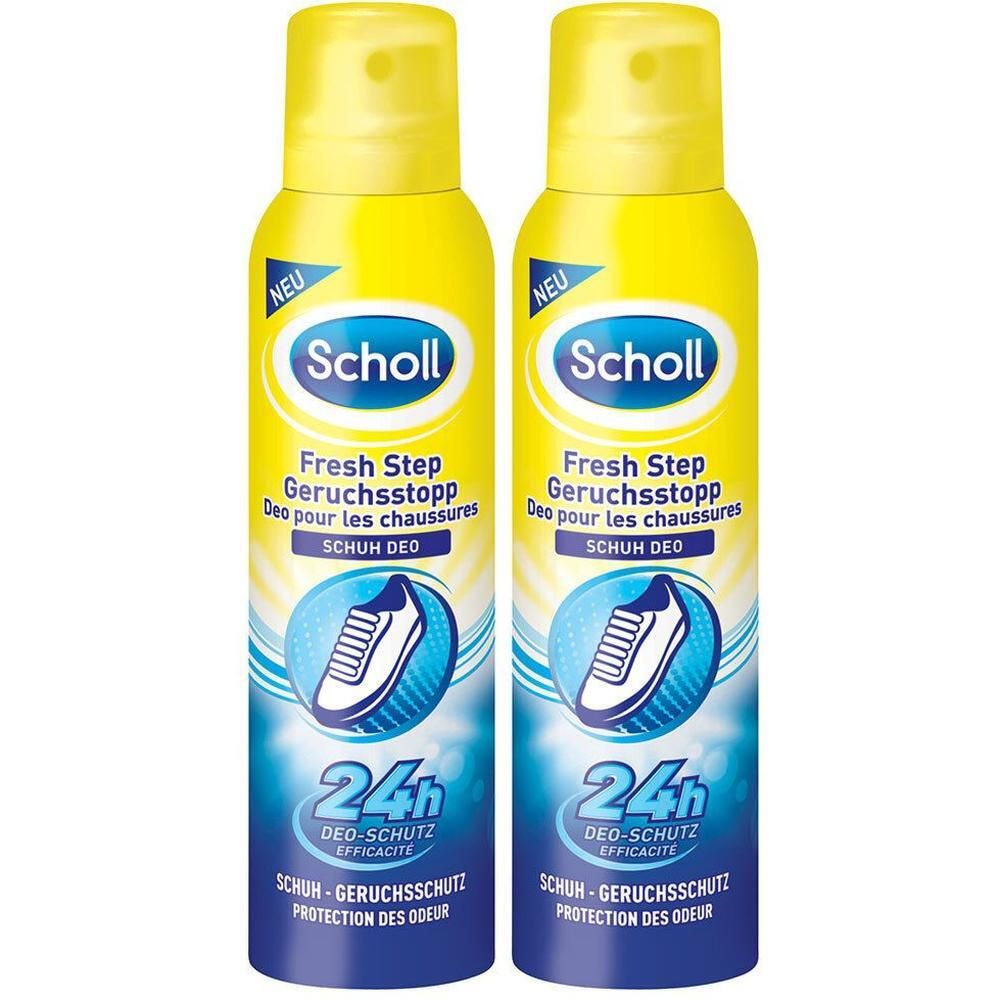 Scholl Schuh Deo Geruchsstopp Spray 2x 2x150 ml