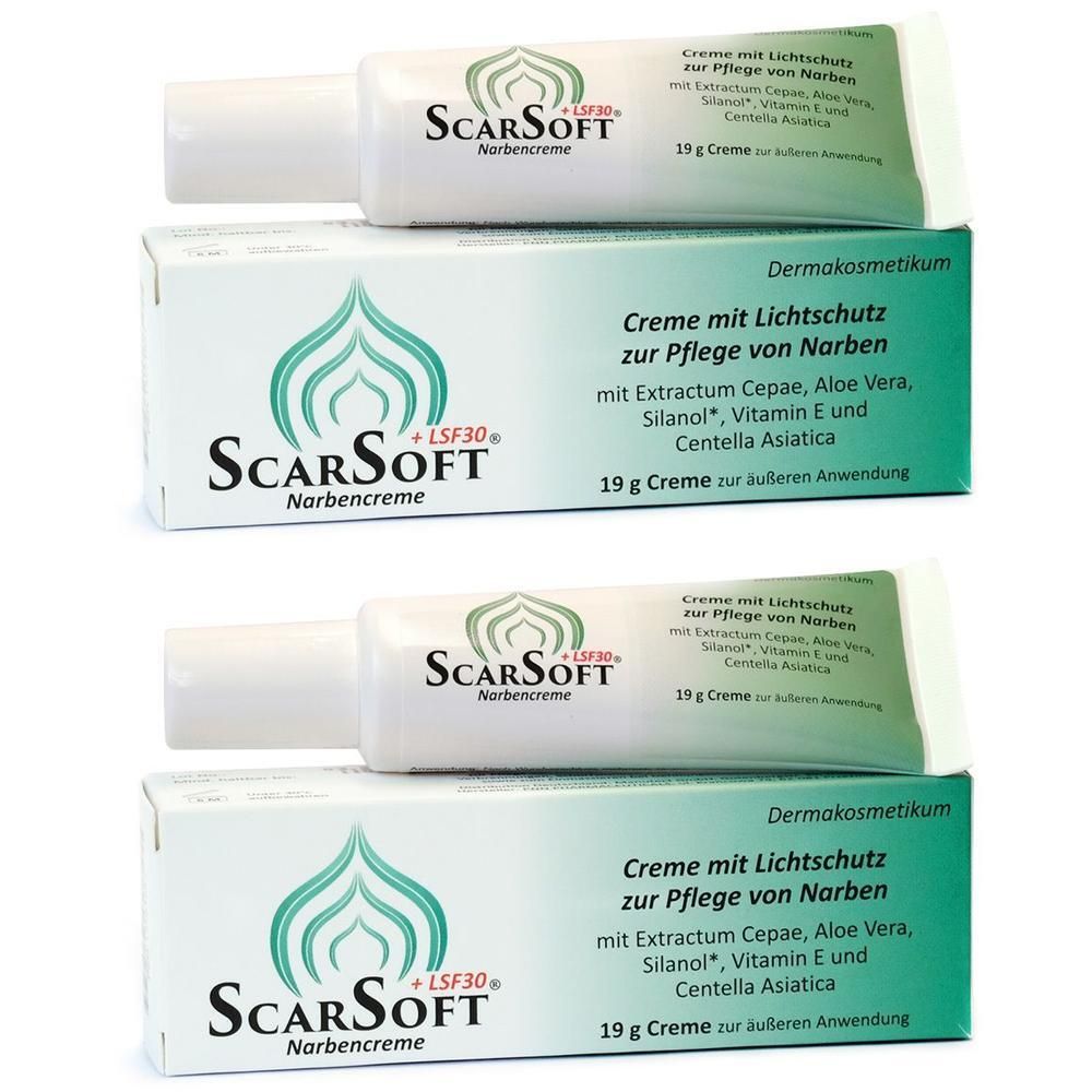 Scarsoft LSF 30 Narbencreme 2x 2x19 g Sonnenschutzcreme
