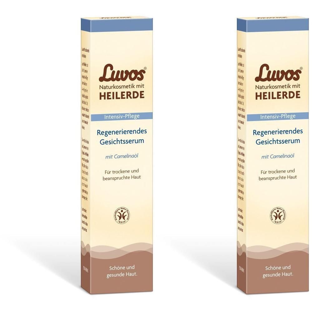 Luvos Naturkosmetik Gesichtsserum Intensivpflege 2x 2x50 ml Konzentrat