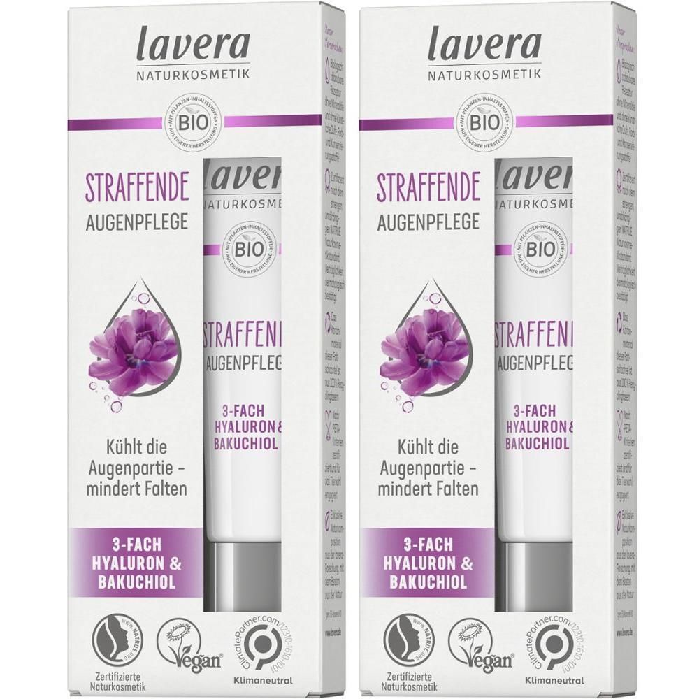Lavera straffende Augenpflege dt 2x 2x15 ml Augencreme