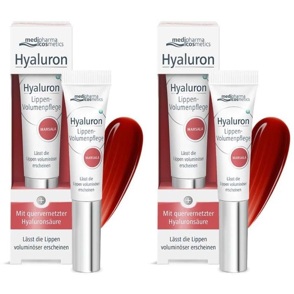 Hyaluron LIPPEN-Volumenpflege Balsam marsala 2x 2x7 ml