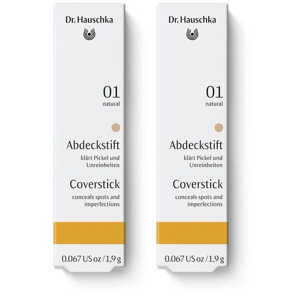Dr.hauschka Abdeckstift 01 natural 2x 2x1,9 g Creme