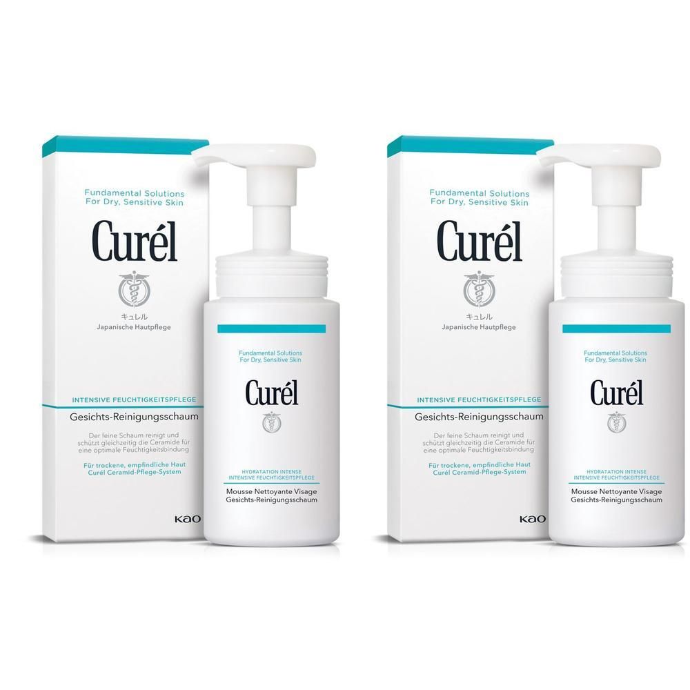 Curel Gesichts-Reinigungsschaum 2x 2x150 ml Schaum