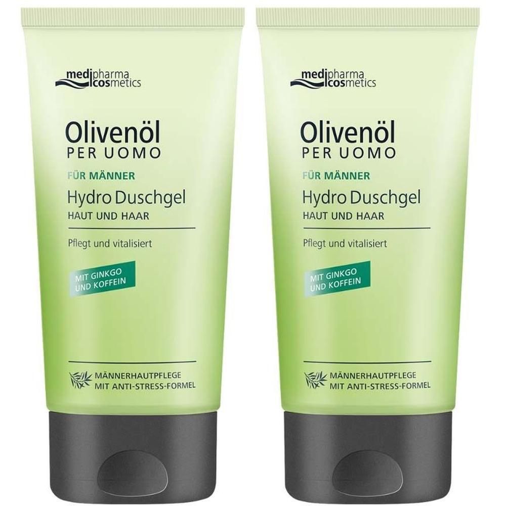 Olivenöl PER Uomo Hydro Duschgel 2x 2x150 ml